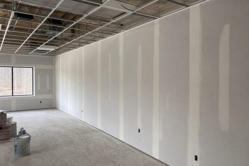 Tape and finish photo