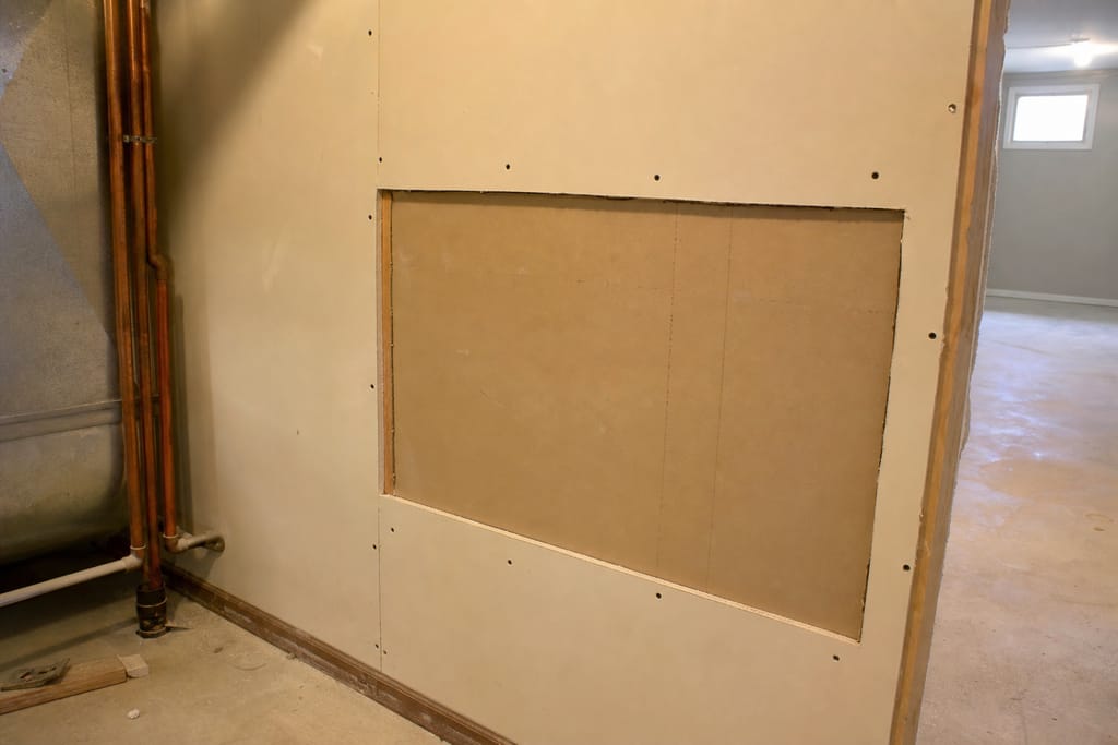 Cut back to solid board photo