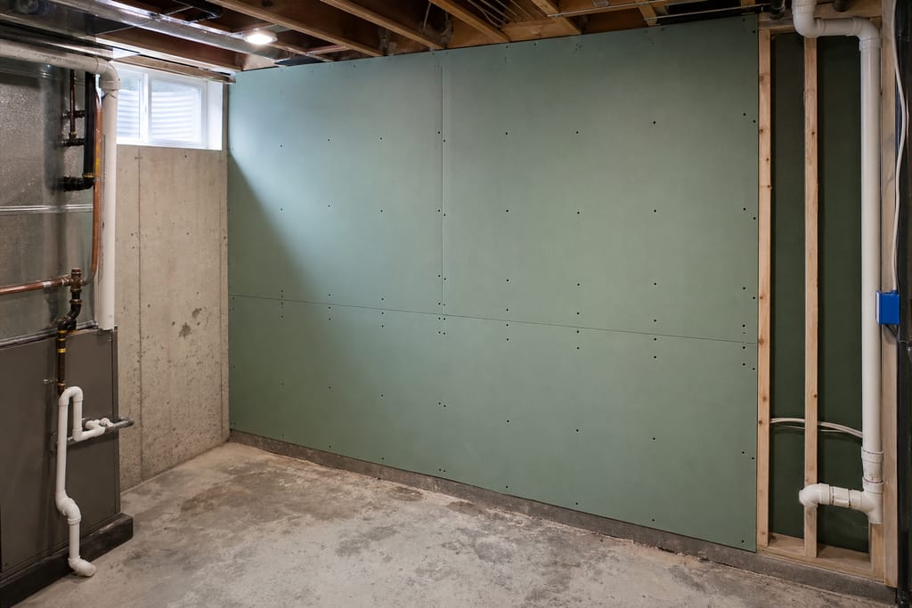 Rebuild with mold-resistant board photo