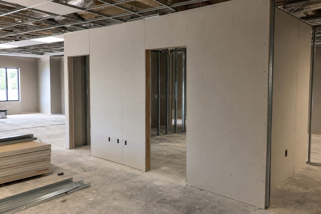Frame and hang partitions photo