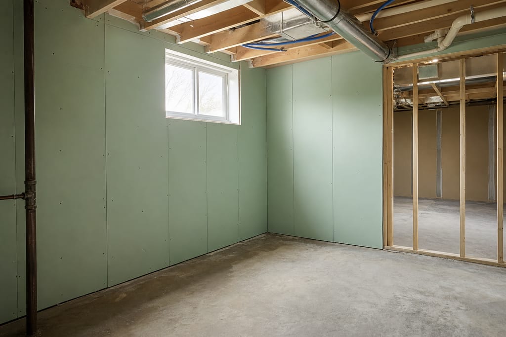 Install mold-resistant board photo